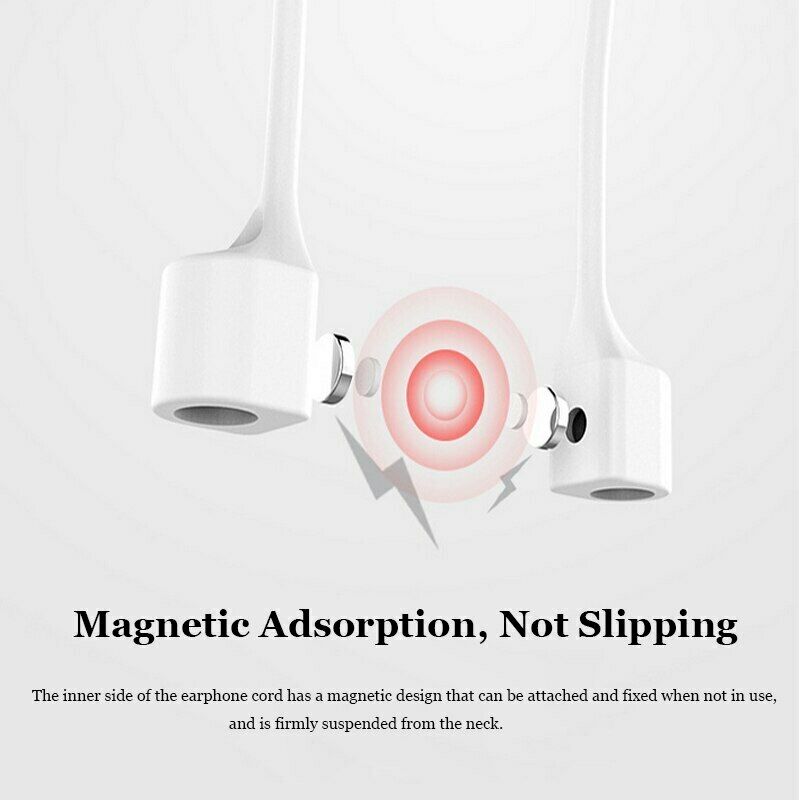 3-in-1 AirPods Silicone Case Cover Magnetic Strap Keychain for Apple AirPod 1/2 e*carat 