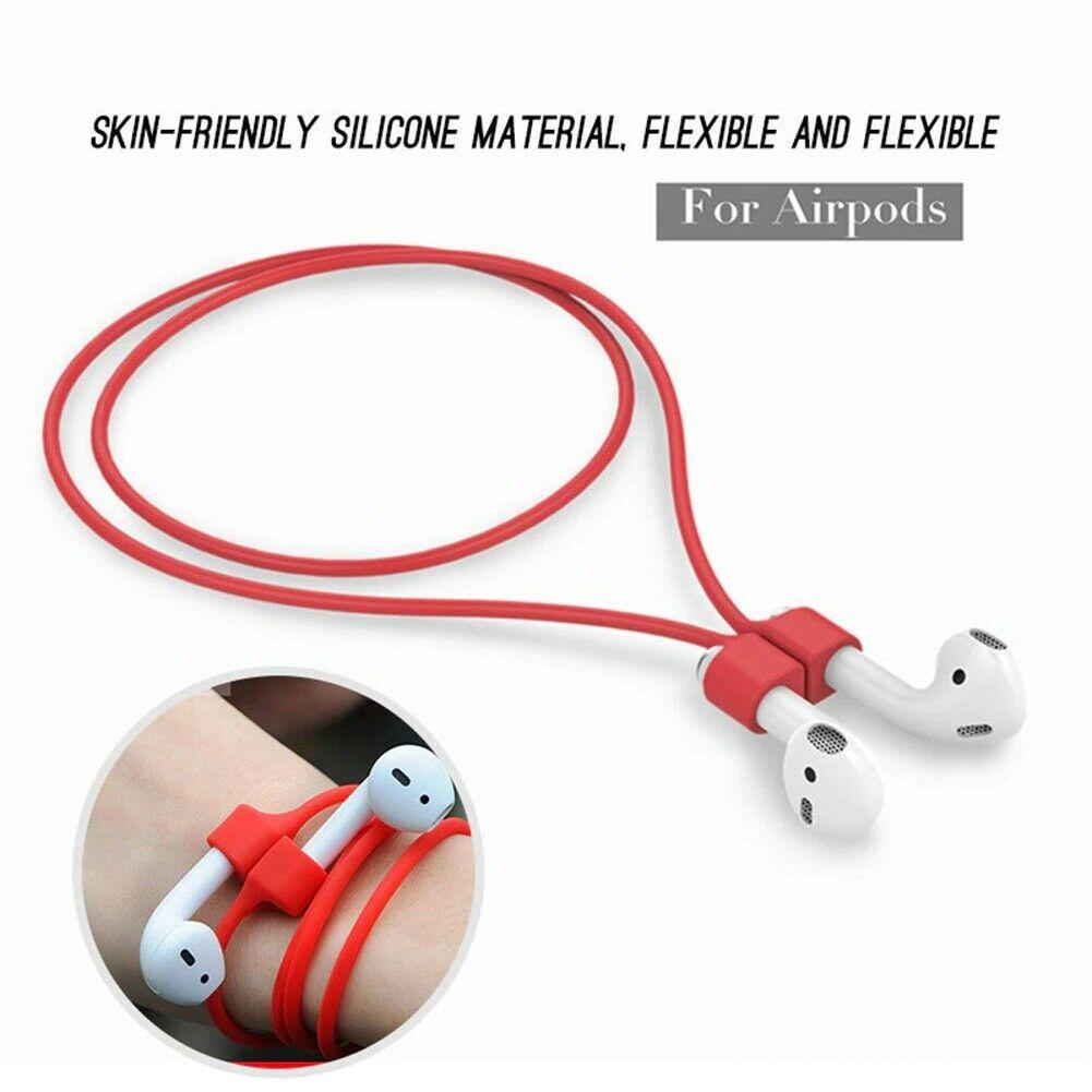 3-in-1 AirPods Silicone Case Cover Magnetic Strap Keychain for Apple AirPod 1/2 e*carat 
