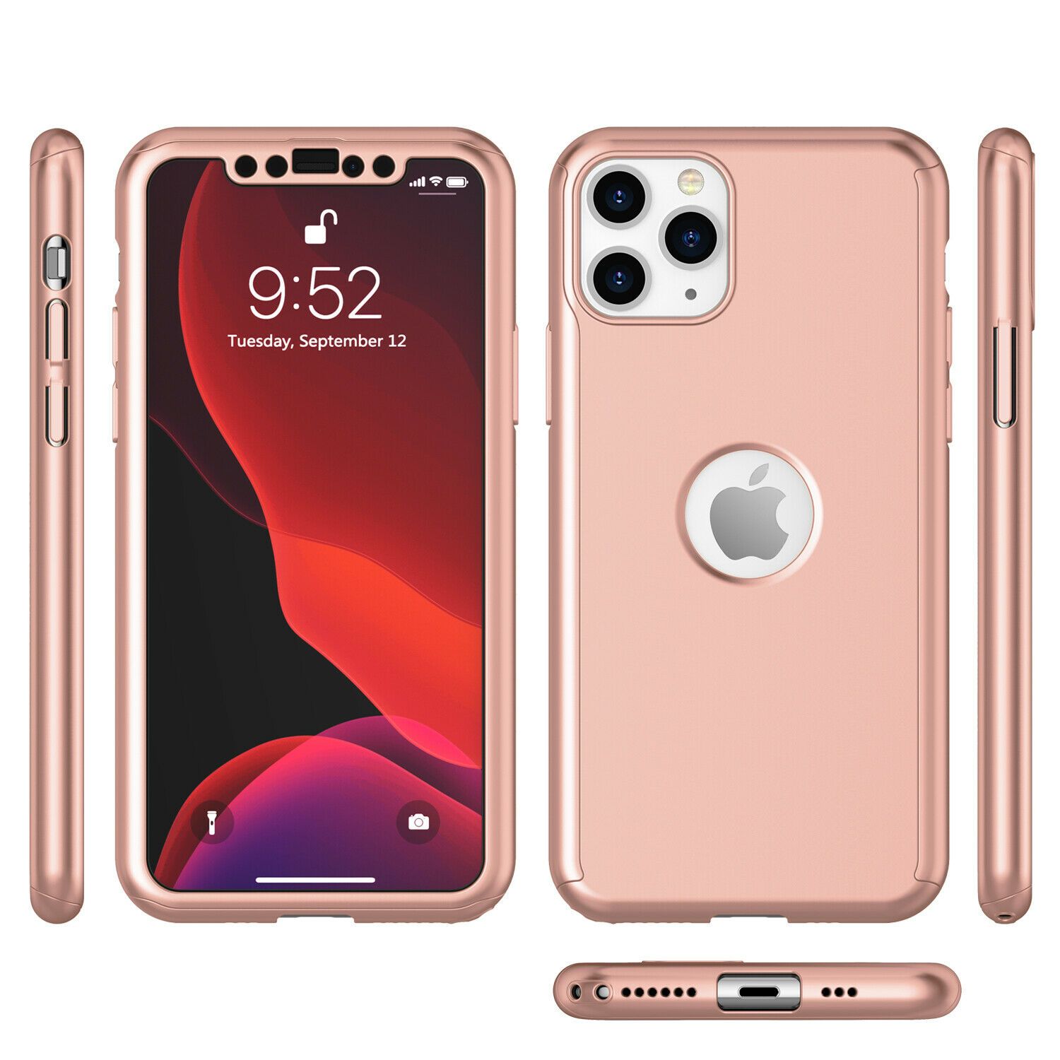 360° Full-Wrap Thin Fit For iPhone 11 iPhone Cases AtlasBling 