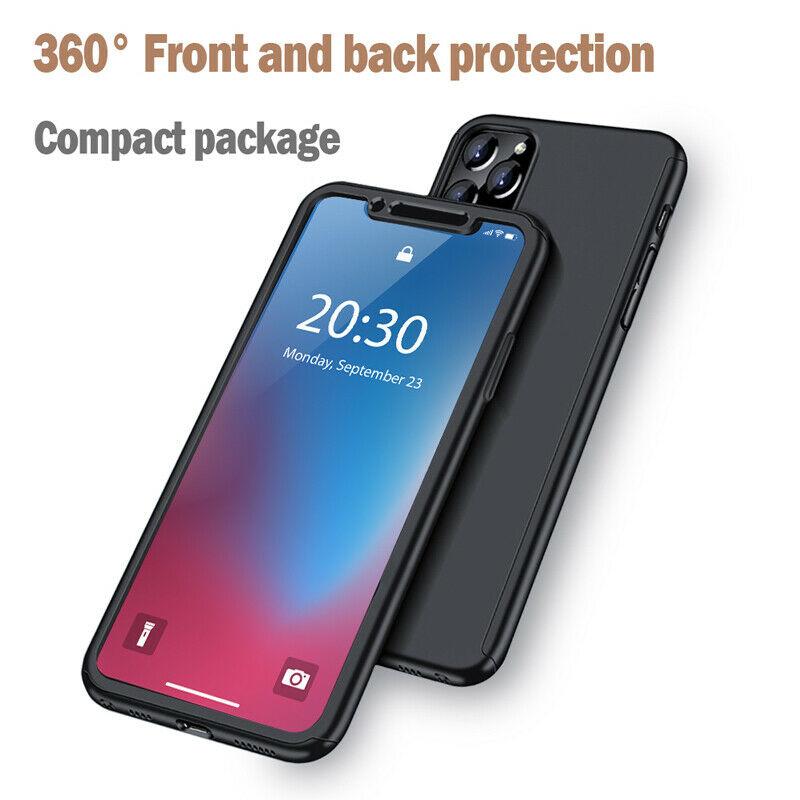 360° Full-Wrap Thin Fit For iPhone 11 Pro Max iPhone Cases AtlasBling 