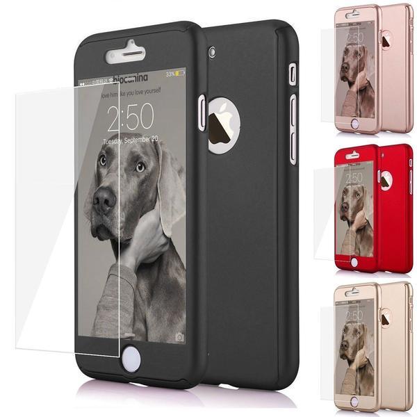 360° Full-Wrap Thin Fit For iPhone 6 Plus / 6s Plus iPhone Cases AtlasBling 