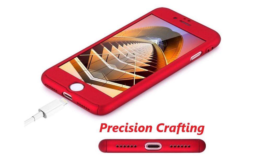 360° Full-Wrap Thin Fit For iPhone 6 Plus / 6s Plus iPhone Cases AtlasBling 