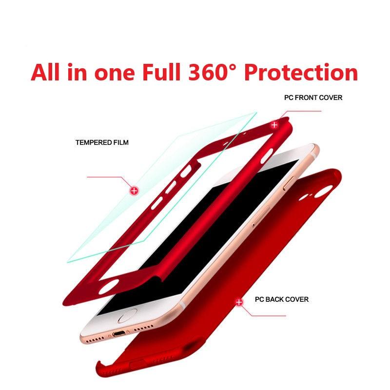 360° Full-Wrap Thin Fit For iPhone 6 Plus / 6s Plus iPhone Cases AtlasBling 