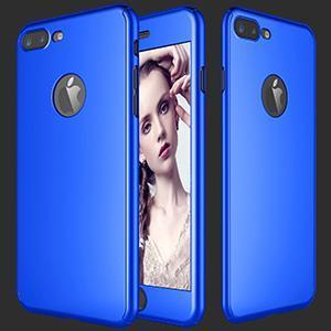 360° Full-Wrap Thin Fit For iPhone 6 Plus / 6s Plus iPhone Cases AtlasBling Dark Blue 