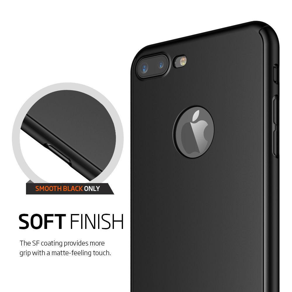 360° Full-Wrap Thin Fit For iPhone 7 Plus / 8 Plus iPhone Cases AtlasBling 