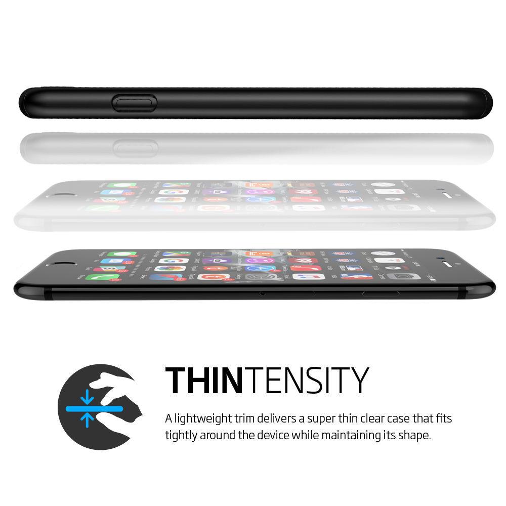 360° Full-Wrap Thin Fit For iPhone 7 Plus / 8 Plus iPhone Cases AtlasBling 