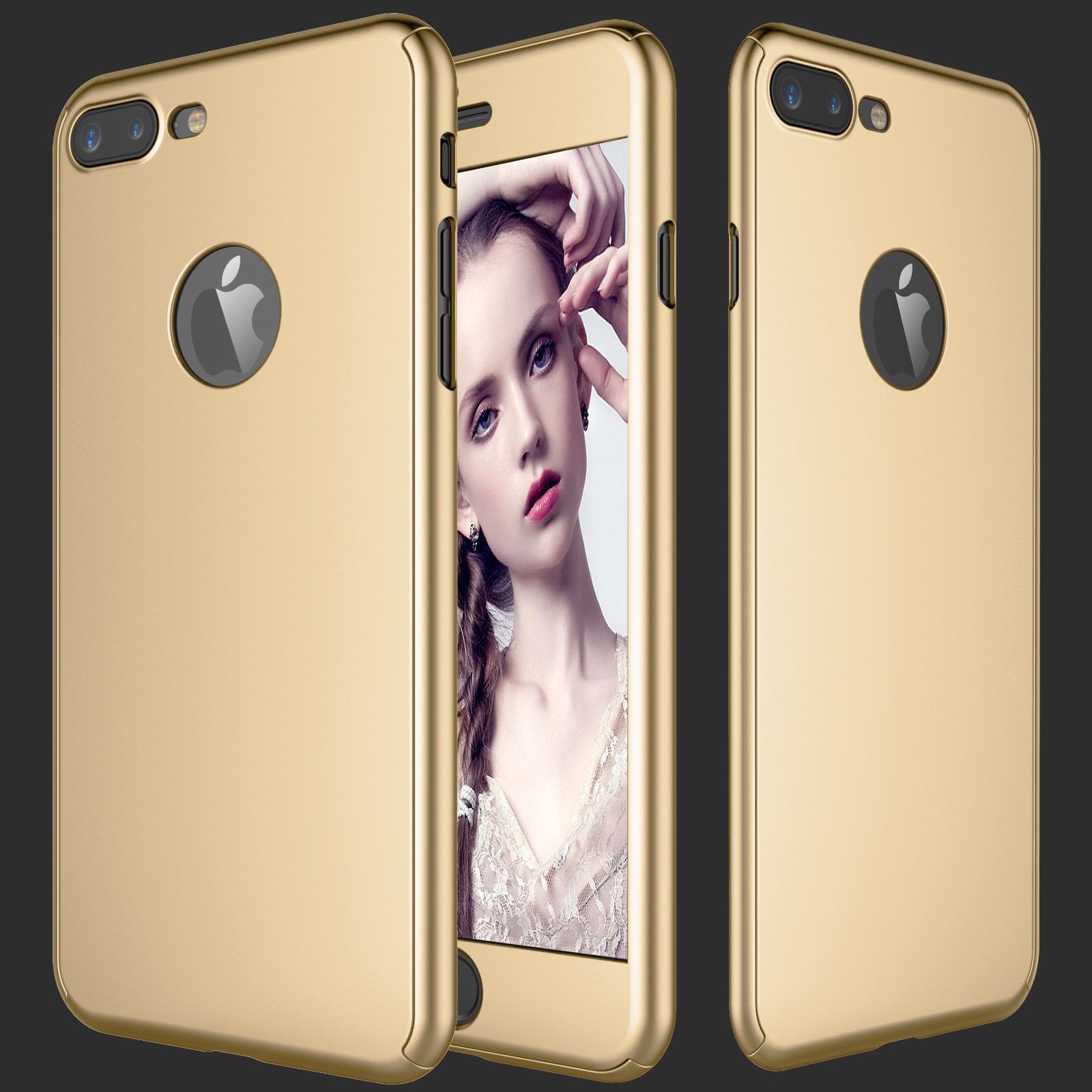360° Full-Wrap Thin Fit For iPhone AtlasCase Gold For iPhone 6 / 6s 