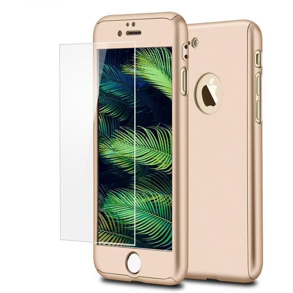 360° Full-Wrap Thin Fit For iPhone AtlasCase Gold For iPhone 7 Plus / 8 Plus 