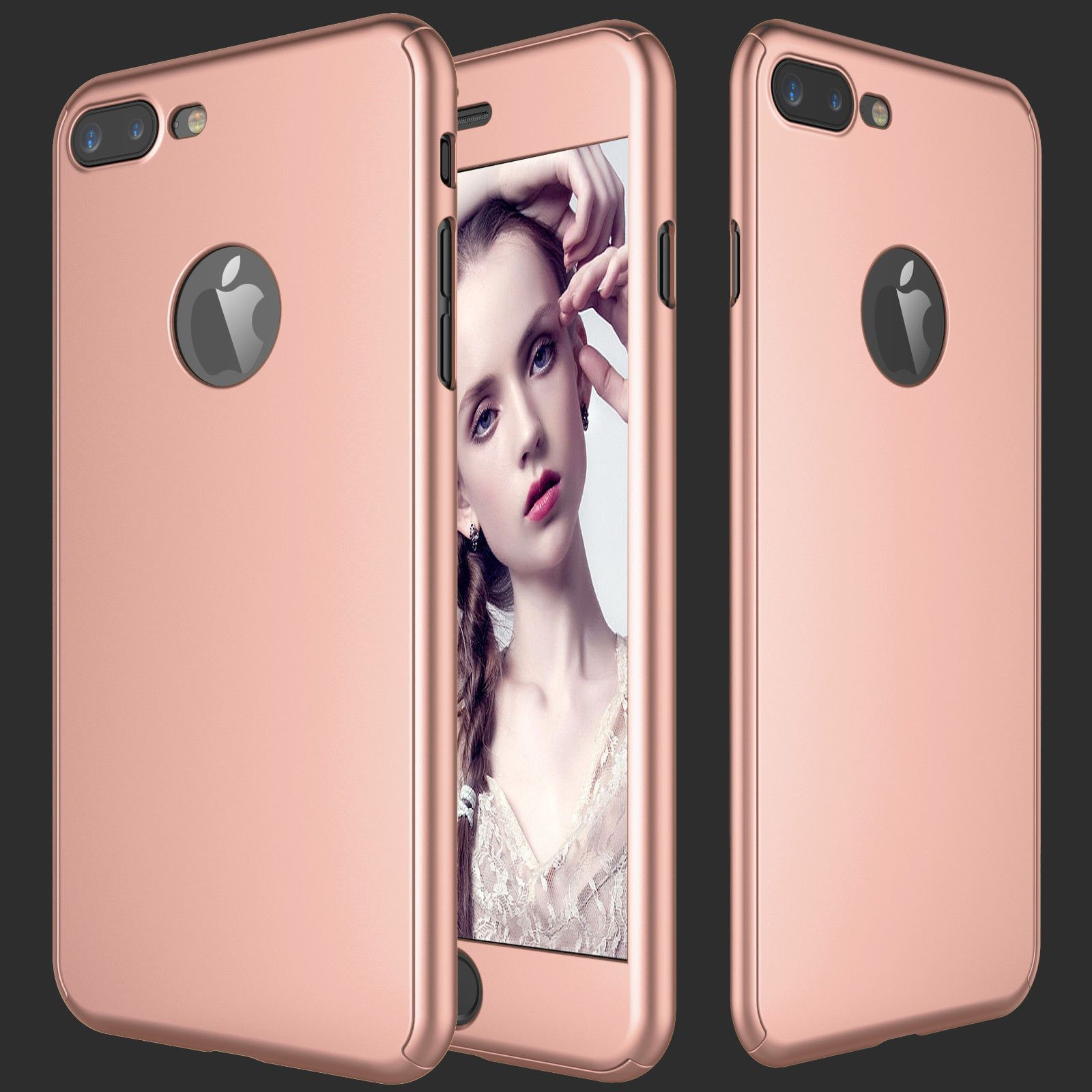 360° Full-Wrap Thin Fit For iPhone AtlasCase Rose Gold For iPhone 6 / 6s 