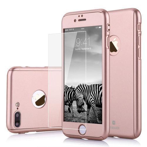 360° Full-Wrap Thin Fit For iPhone AtlasCase Rose Gold For iPhone 6 Plus / 6s Plus 