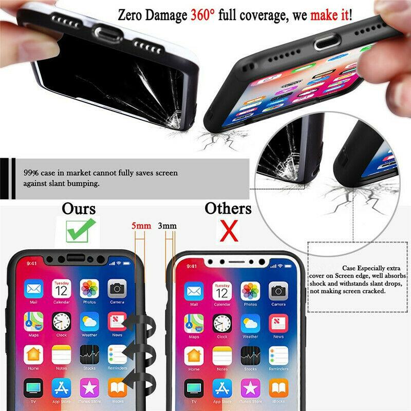 360° Full-Wrap Thin Fit For iPhone X / Xs iPhone Cases AtlasBling 