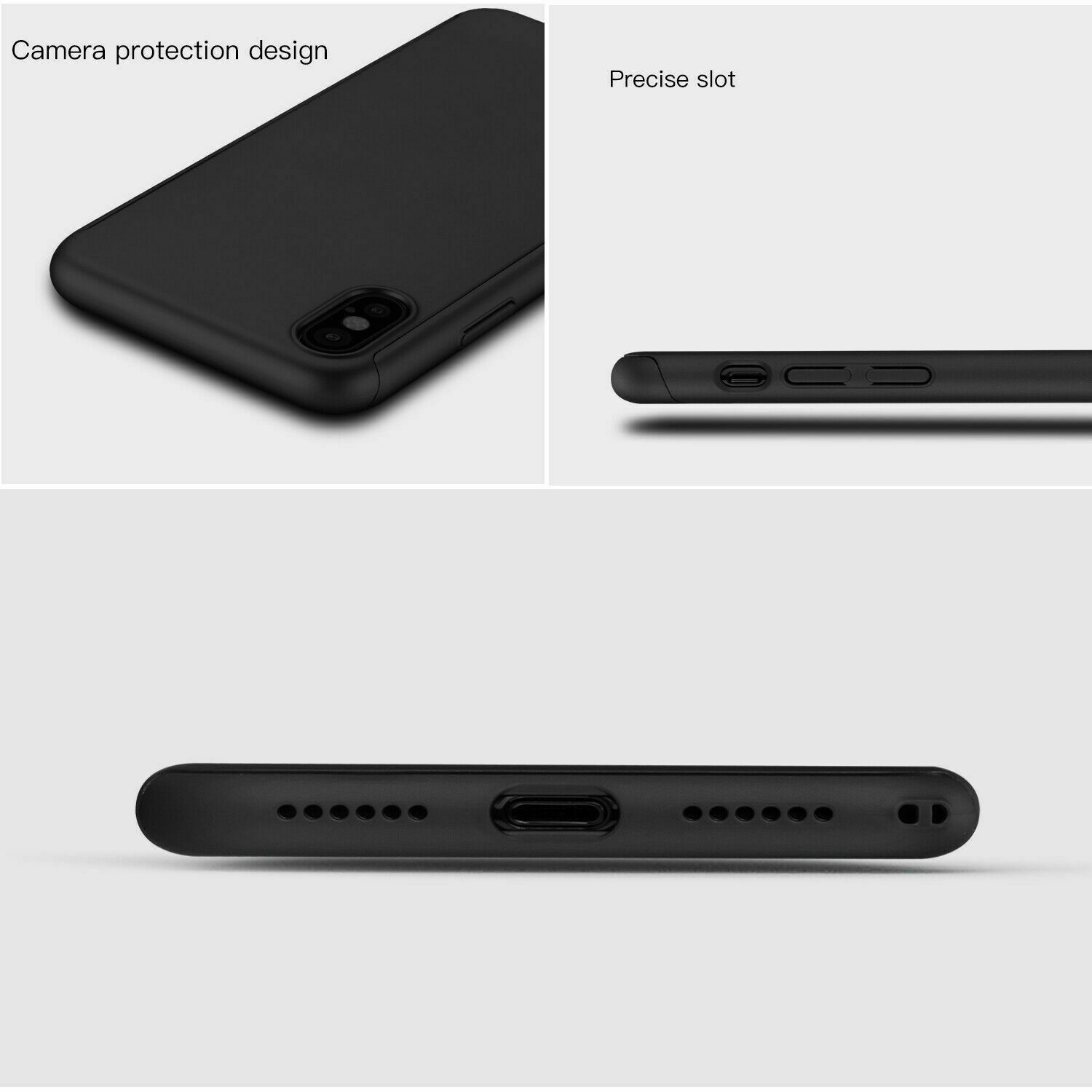 360° Full-Wrap Thin Fit For iPhone XR iPhone Cases AtlasBling 