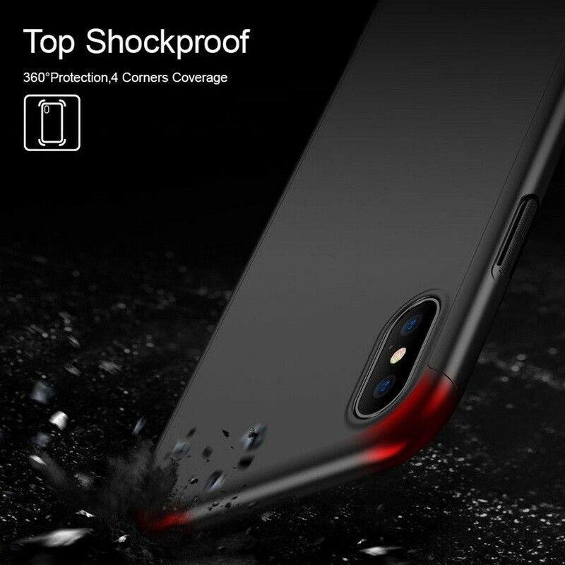 360° Full-Wrap Thin Fit For iPhone XR iPhone Cases AtlasBling 