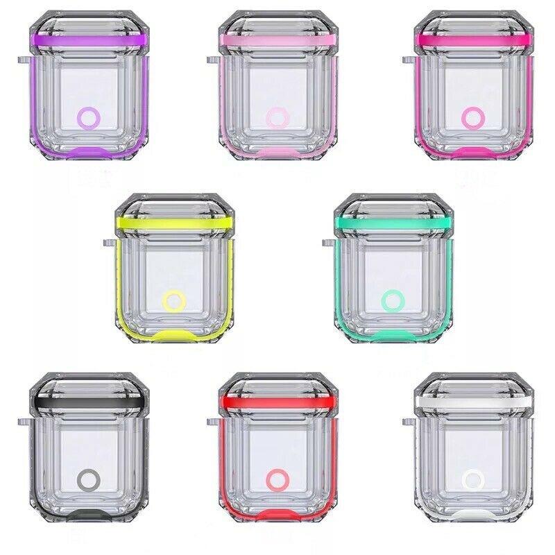 AirPods Clear Protective Case Cover Transparent For Airpod Charging Case 1/2 Gen i-mobix 