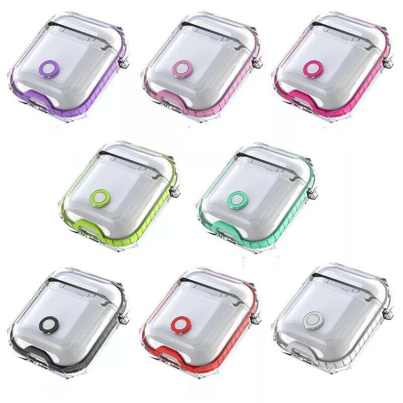 AirPods Clear Protective Case Cover Transparent For Airpod Charging Case 1/2 Gen i-mobix 