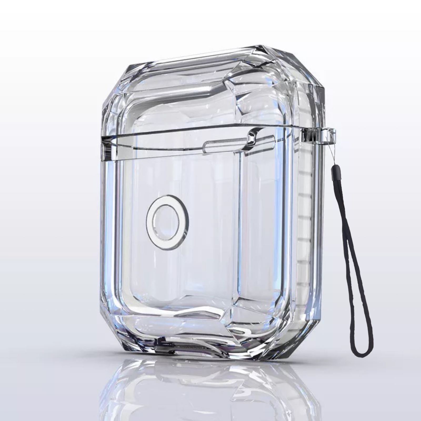 AirPods Clear Protective Case Cover Transparent For Airpod Charging Case 1/2 Gen i-mobix White 2nd Gen 