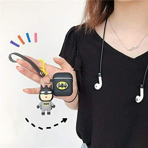 AirPods Cute 3D Cartoon with Toys Keychain For Apple Airpods 1 / 2 🔥 Airpods Cases AtlasCase 