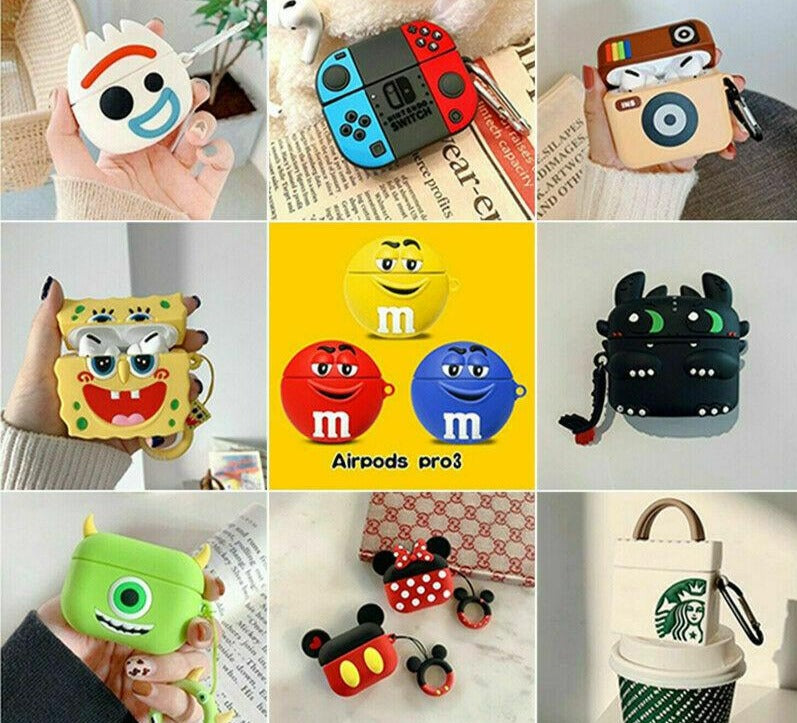 AirPods Pro Case 3D Cartoons and Novelties e*carat 