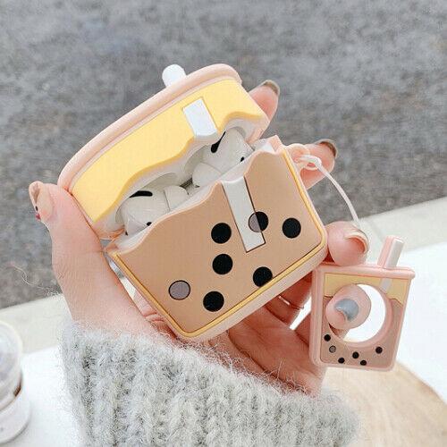 AirPods Pro Case 3D Cartoons and Novelties e*carat Boba Tea 