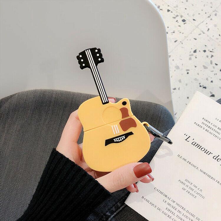 AirPods Pro Case 3D Cartoons and Novelties e*carat Guitar 