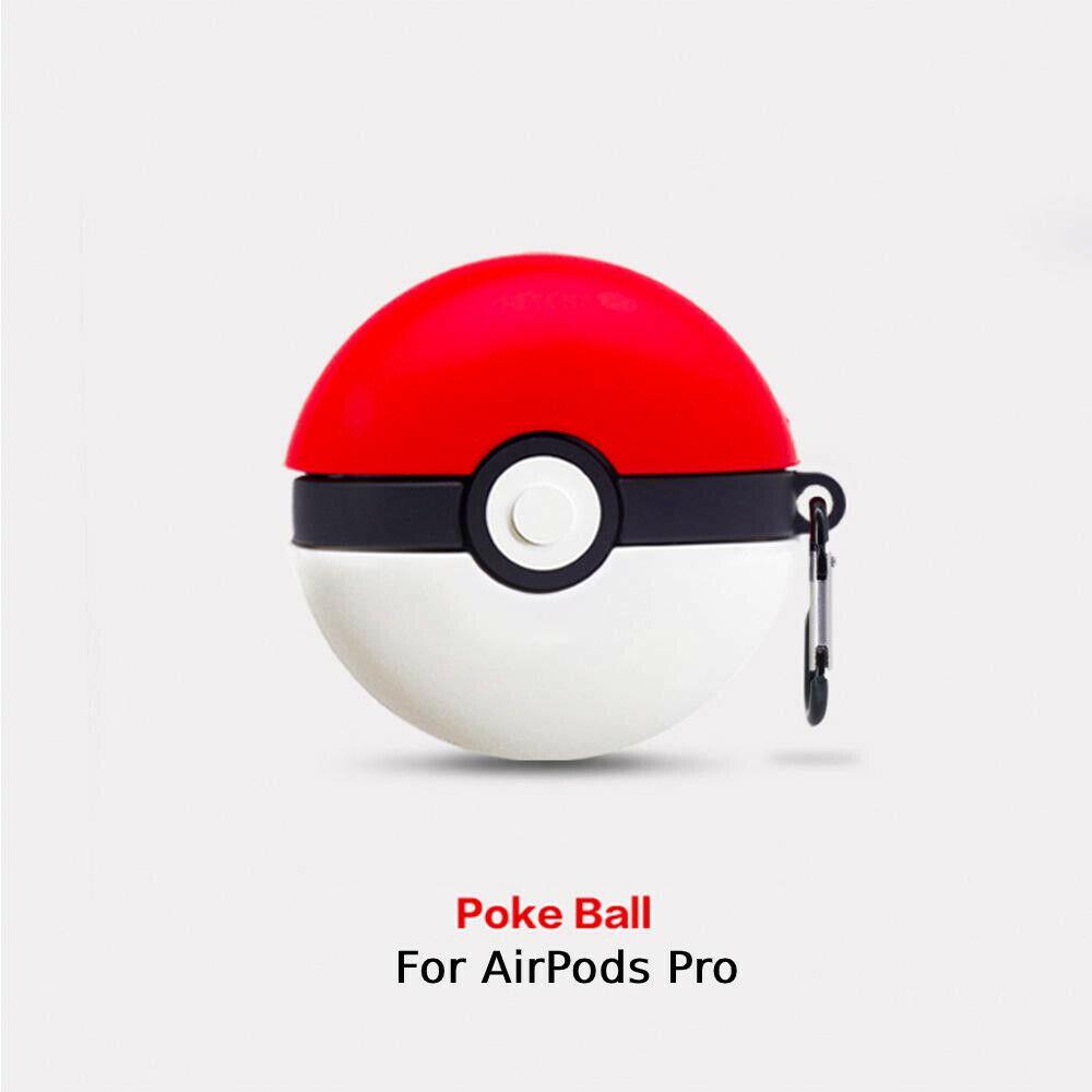 AirPods Pro Case 3D Cartoons and Novelties e*carat Pokeball 