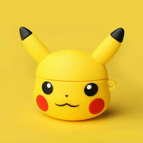 AirPods Pro Case 3D Cartoons and Novelties e*carat Yellow Pikachu 