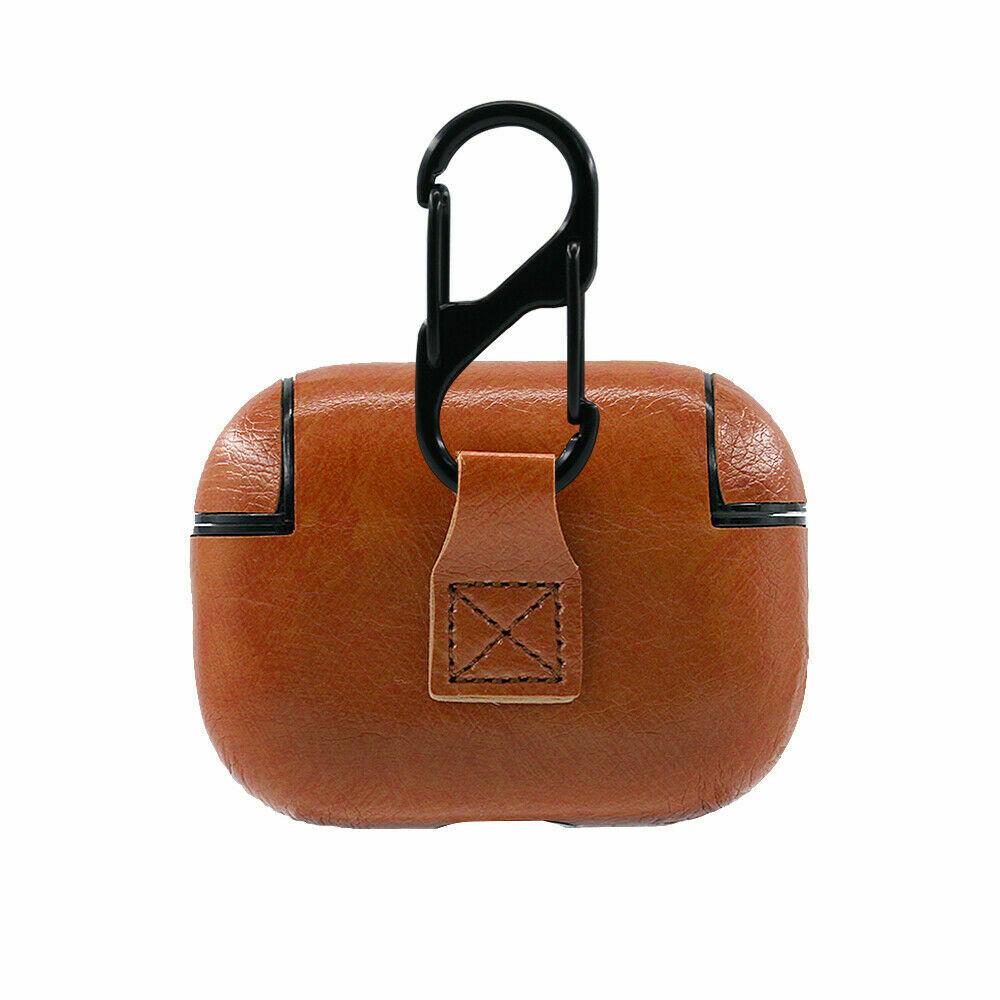 AirPods Pro Case Protective Leather Holder Bag Airpods Cases delrosas_9 