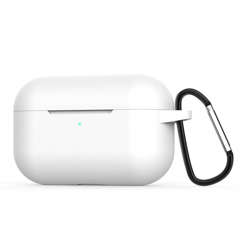 Airpods Pro Silicone Case iPhone Cases AtlasBling Bright White 