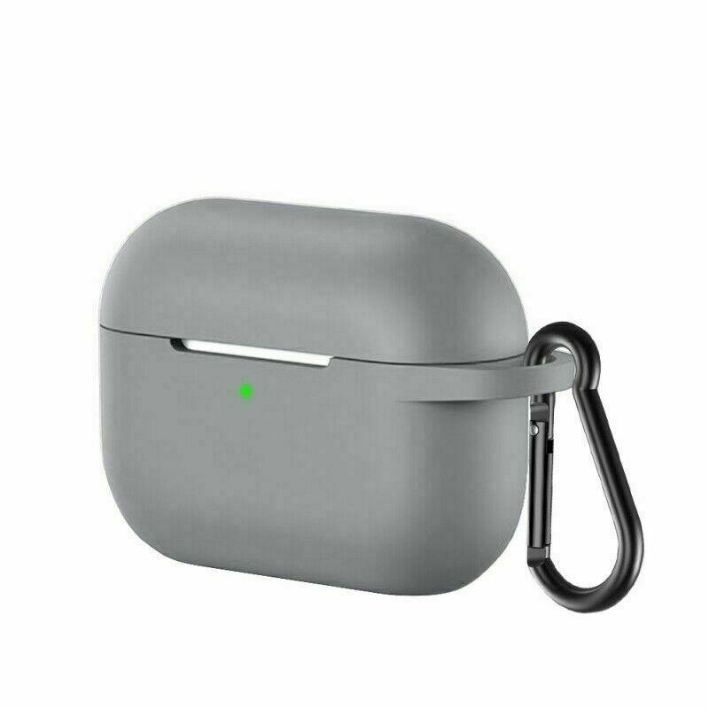 Airpods Pro Silicone Case iPhone Cases AtlasBling Grey 