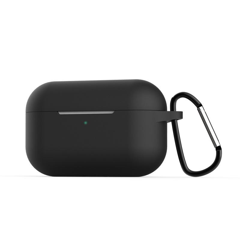 Airpods Pro Silicone Case iPhone Cases AtlasBling Jet Black 