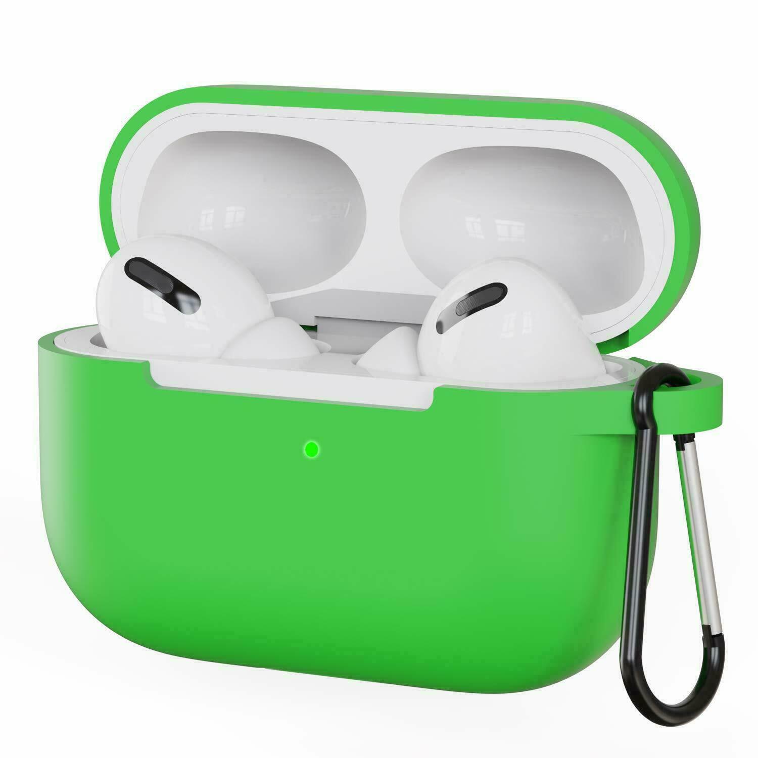 Airpods Pro Silicone Case iPhone Cases AtlasBling Lime Green 