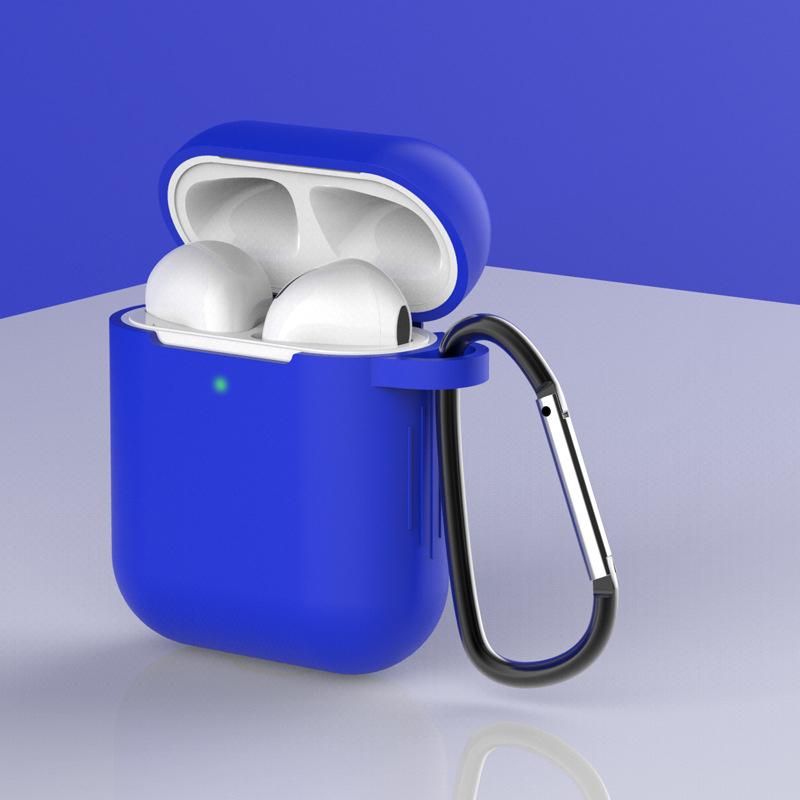 Airpods Silcone Case iPhone Cases AtlasBling Dark Blue 