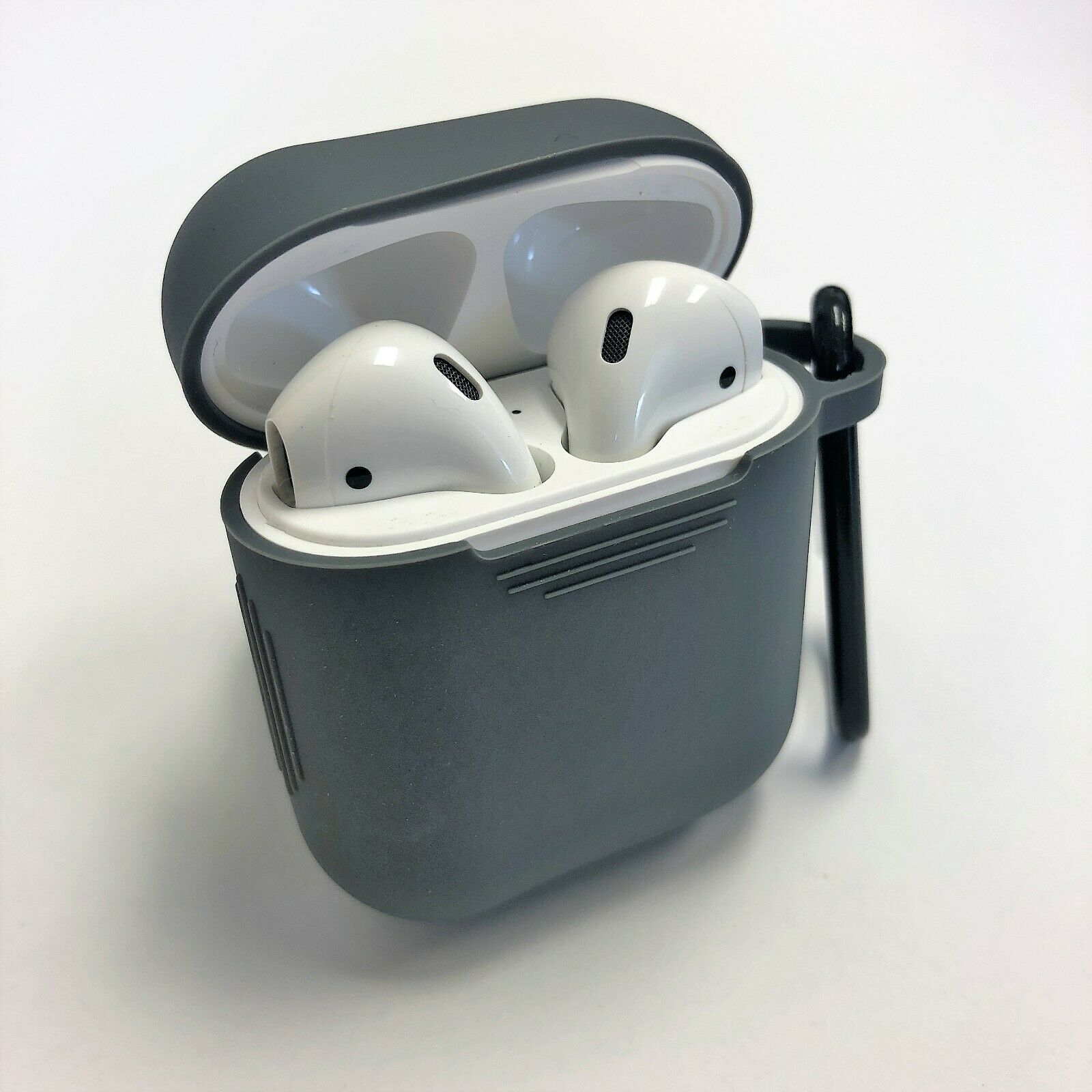 Airpods Silcone Case iPhone Cases AtlasBling Dark Grey 
