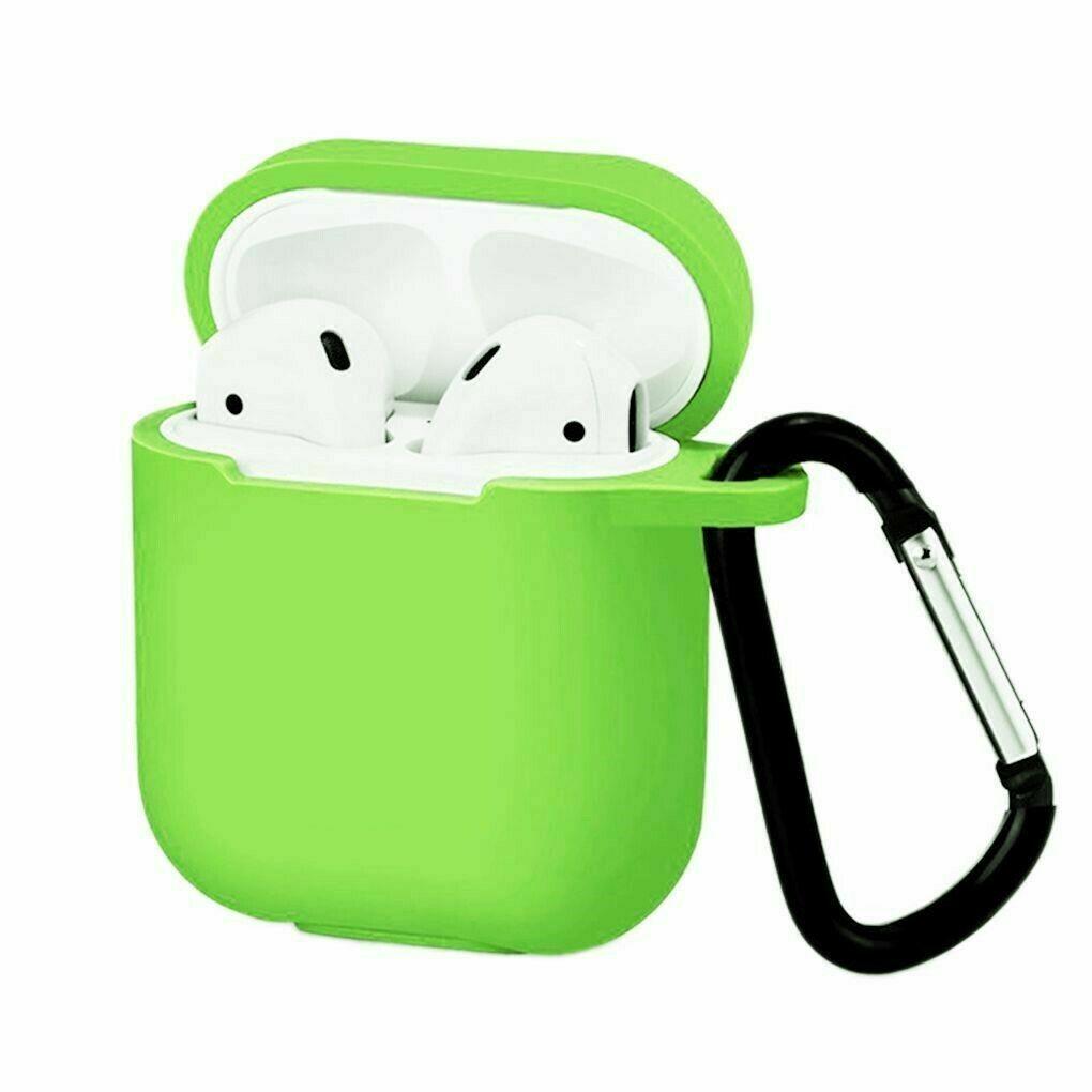 Airpods Silcone Case iPhone Cases AtlasBling Lime Green 