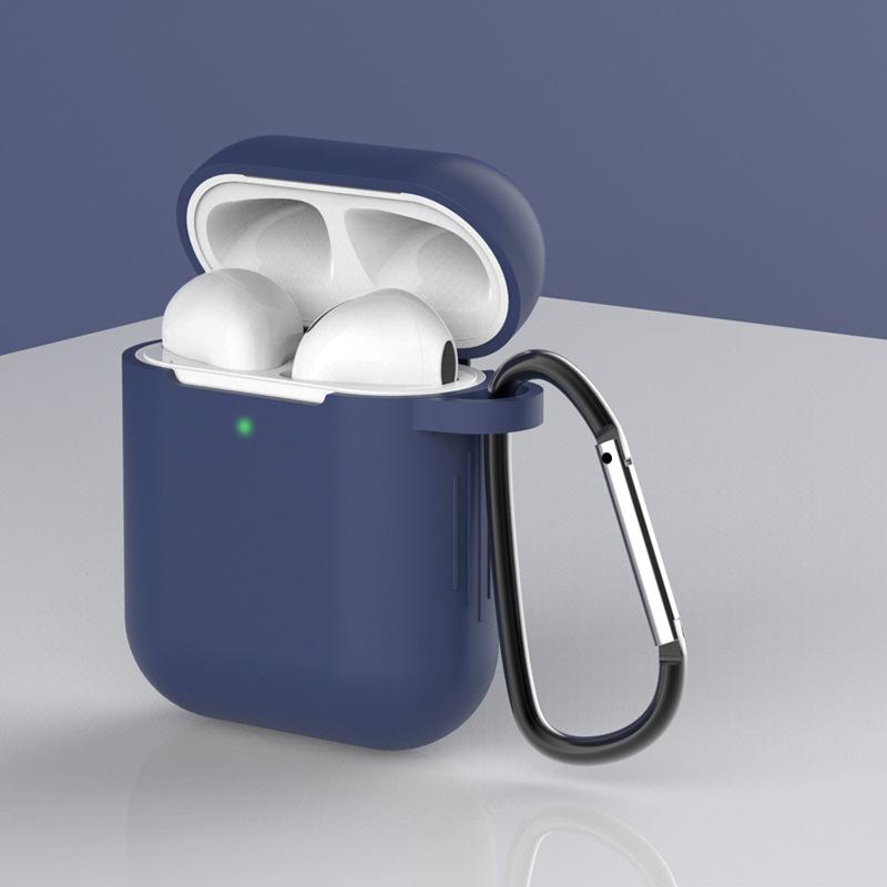 Airpods Silcone Case iPhone Cases AtlasBling Navy Blue 