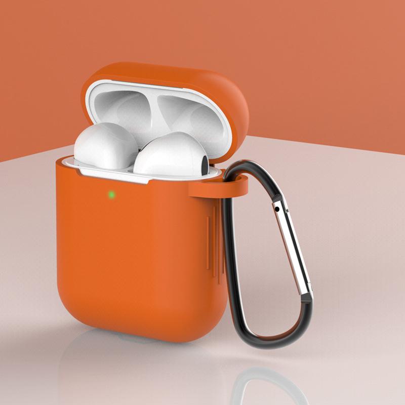 Airpods Silcone Case iPhone Cases AtlasBling Orange 
