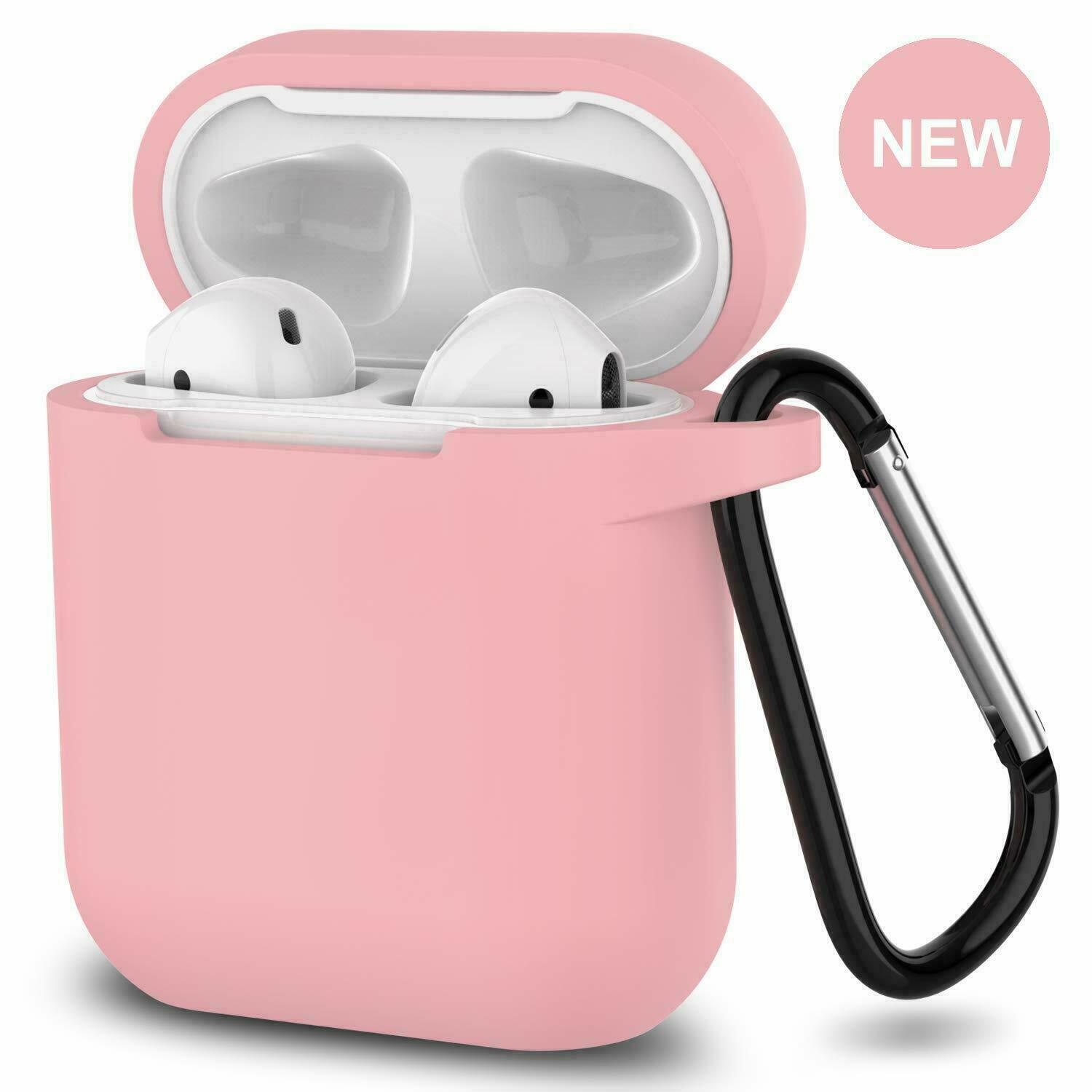 Airpods Silcone Case iPhone Cases AtlasBling Rose Pink 
