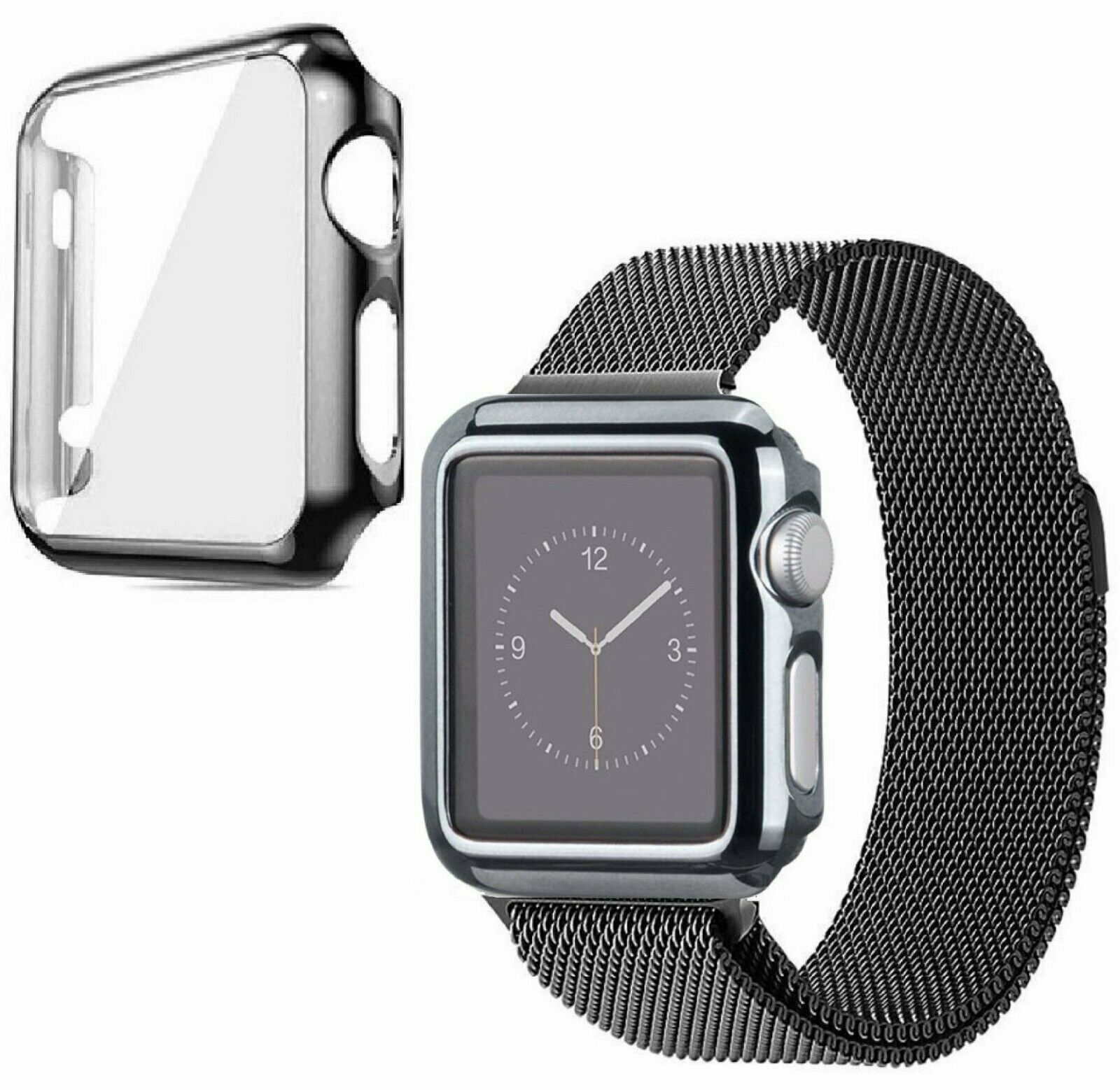 Apple Watch 2 3 4 38 42MM 40 44MM Full Cover Snap On Case Screen Protector lilyann76lilyann76 