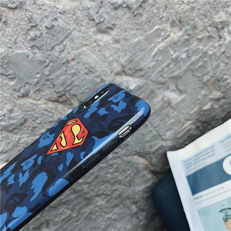 Batman Superman Soft Case for iPhone 11 Pro Max XR X 8 7 6 Glossy Protect Cover yui1943yui1943 