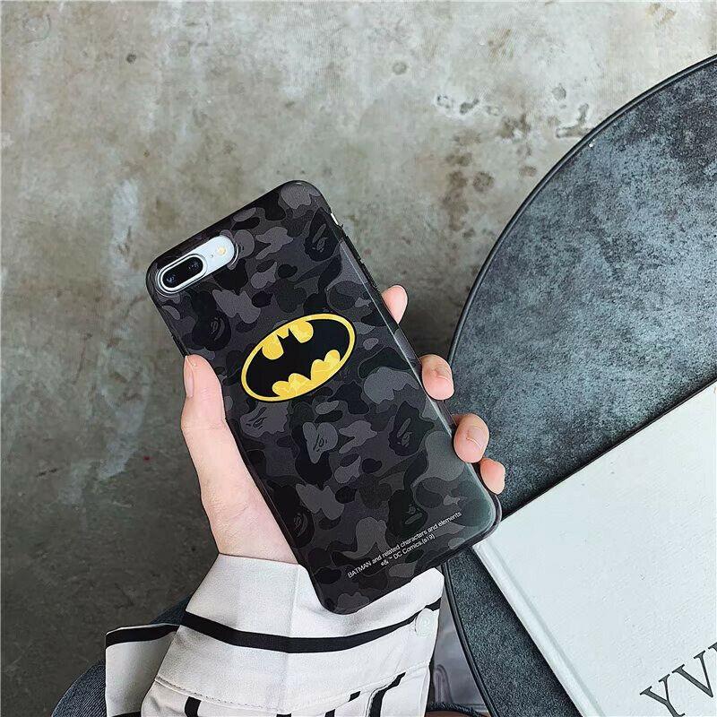 Batman Superman Soft Case for iPhone 11 Pro Max XR X 8 7 6 Glossy Protect Cover yui1943yui1943 