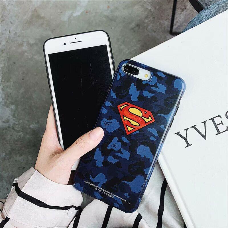 Batman Superman Soft Case for iPhone 11 Pro Max XR X 8 7 6 Glossy Protect Cover yui1943yui1943 