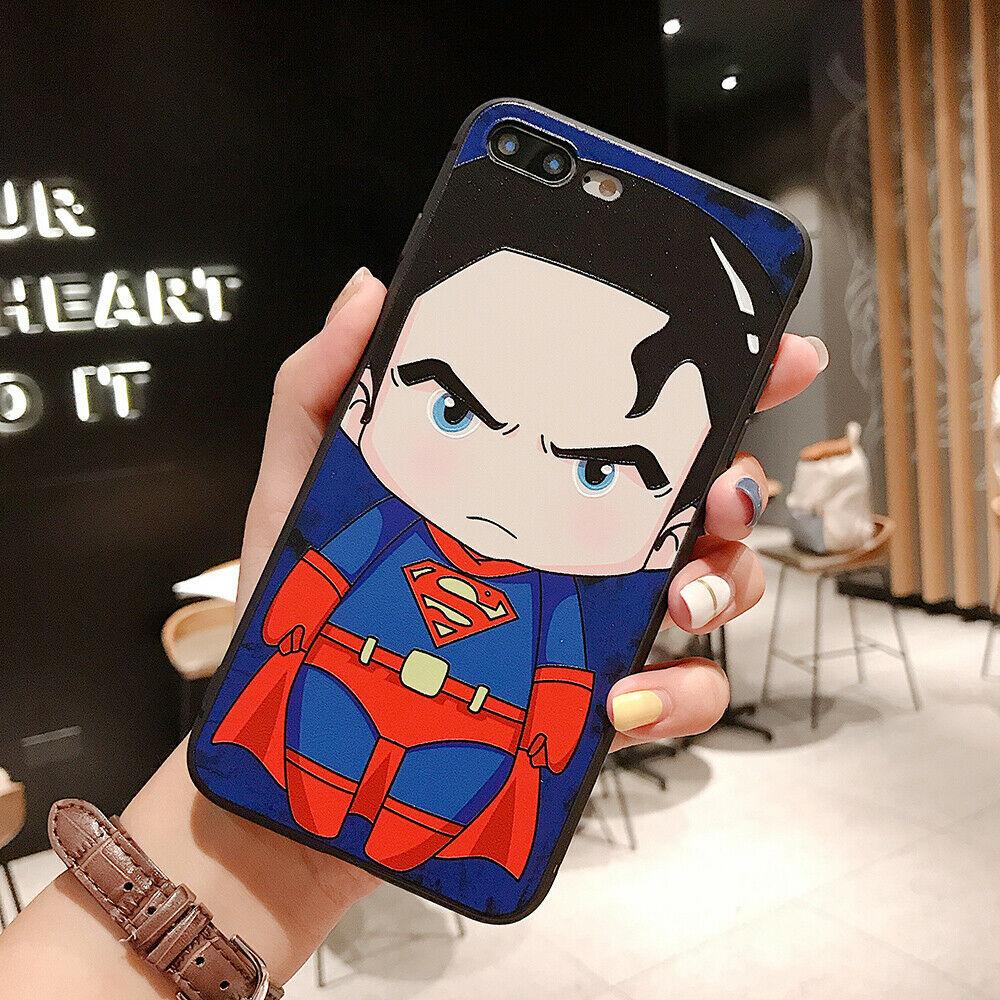 Cartoon Marvel Spider Iron Soft Phone Case Cover For iPhoneX 6s 7 8Plus XR XsMax yqw520tsy For iPhone 6/6s #1 