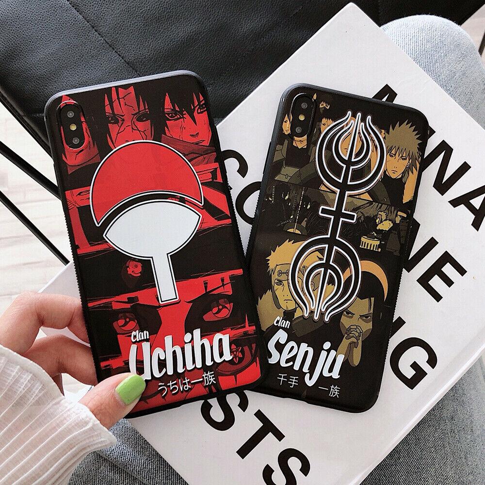 Cartoon Naruto Akatsuki Soft Phone Case Cover For iPhoneX 6s 7 8Plus XR Xs Max iPhone Cases AtlasCase 