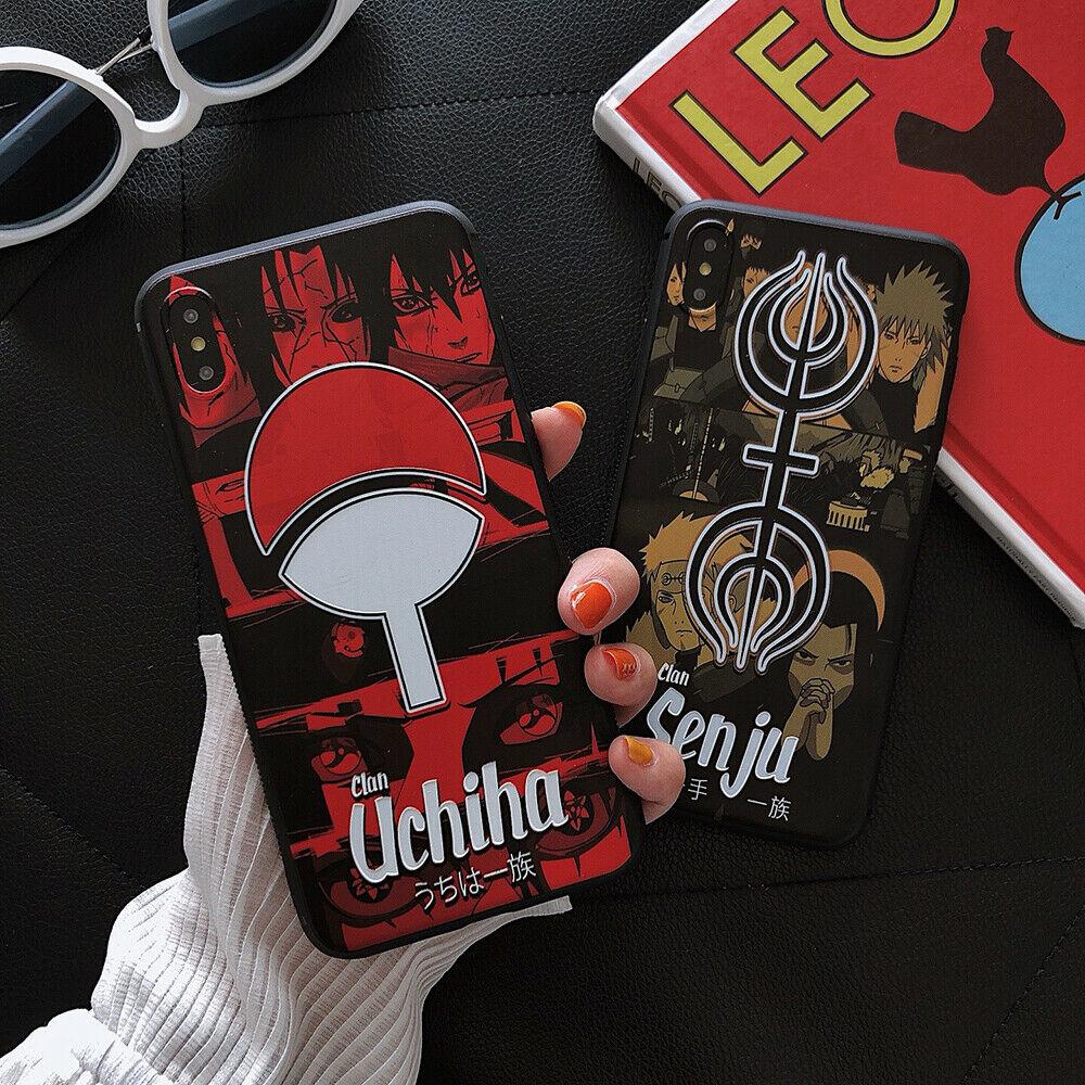 Cartoon Naruto Akatsuki Soft Phone Case Cover For iPhoneX 6s 7 8Plus XR Xs Max iPhone Cases AtlasCase 