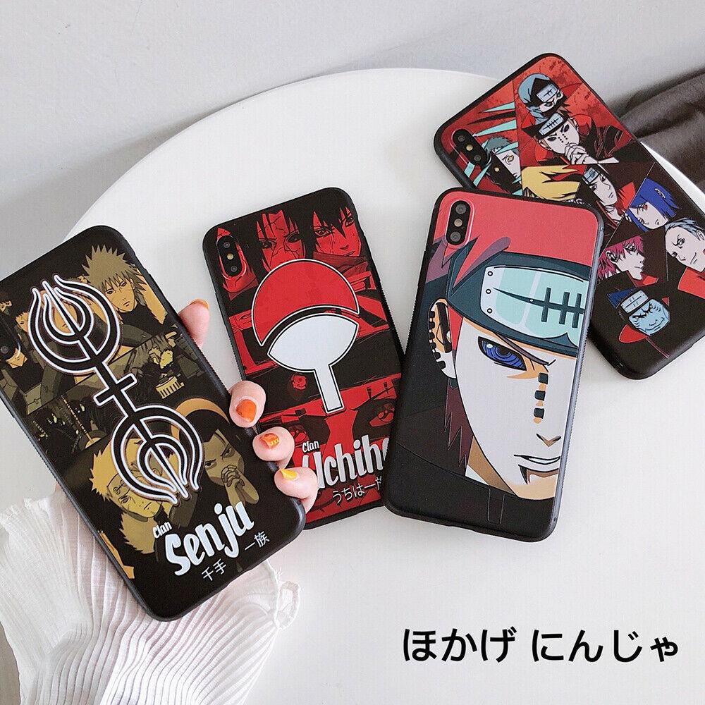 Cartoon Naruto Akatsuki Soft Phone Case Cover For iPhoneX 6s 7 8Plus XR Xs Max iPhone Cases AtlasCase 