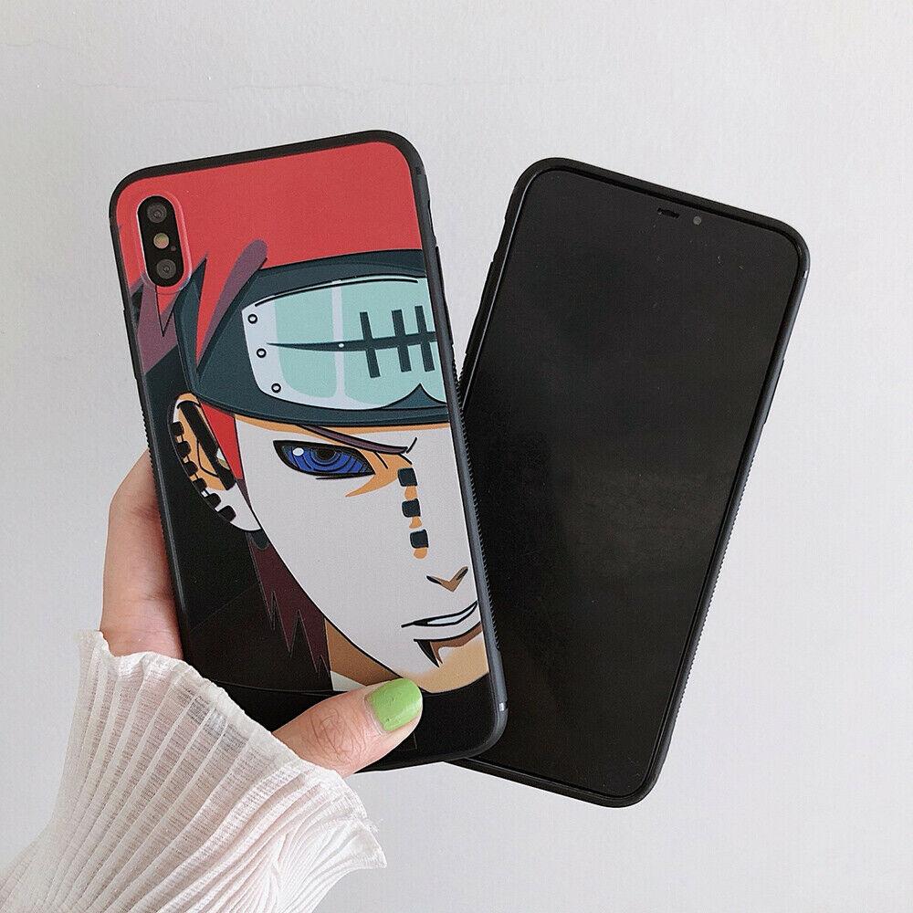Cartoon Naruto Akatsuki Soft Phone Case Cover For iPhoneX 6s 7 8Plus XR Xs Max iPhone Cases AtlasCase 