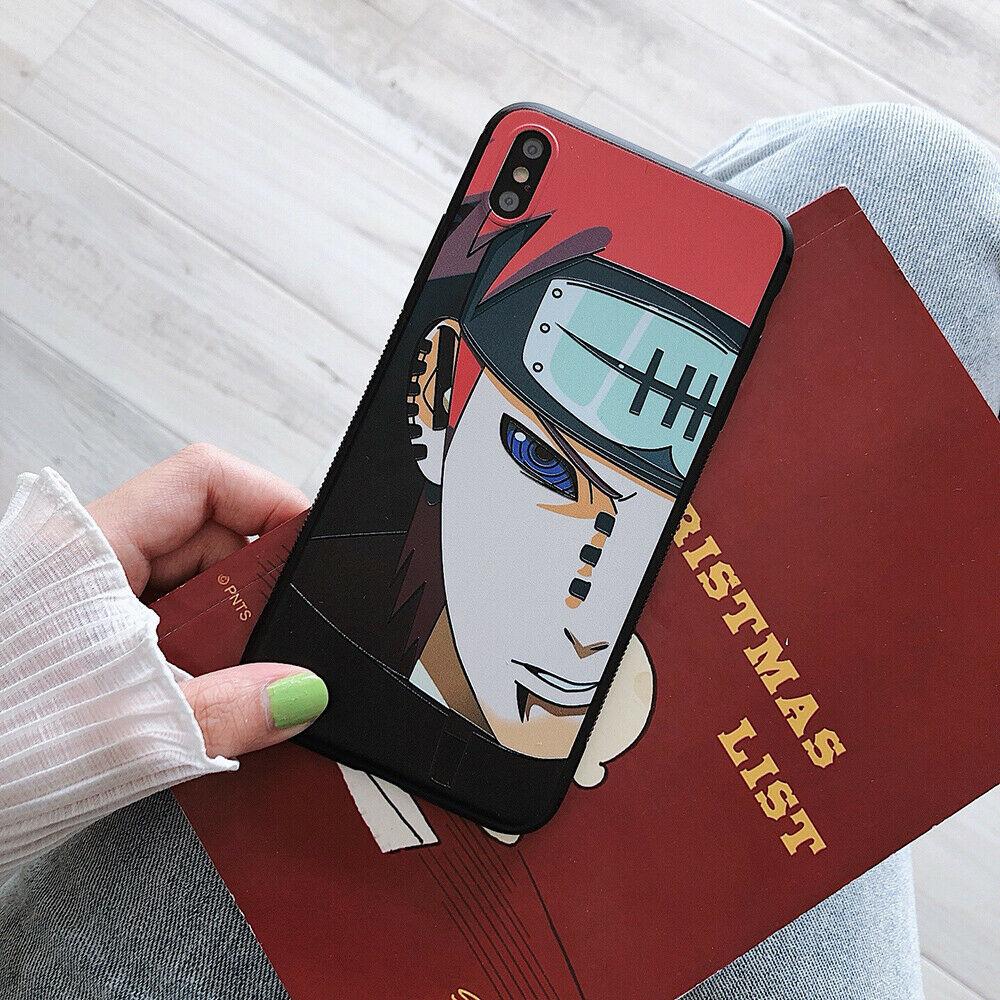 Cartoon Naruto Akatsuki Soft Phone Case Cover For iPhoneX 6s 7 8Plus XR Xs Max iPhone Cases AtlasCase For iPhone 6/6s #4 