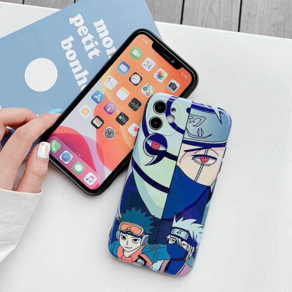 Cartoon NARUTO Blu-ray TPU Phone Case Cover For iPhone 11 Pro Max XR Xs 7 8 Plus iPhone Cases AtlasCase 