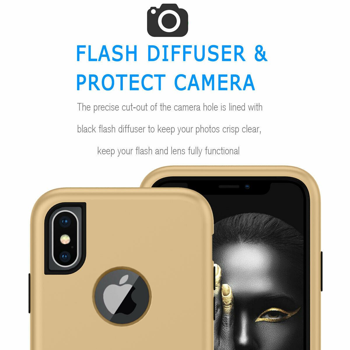 Case For iPhone X Xr XS Max 6 7 8 Plus Shockproof 360 Full Body Cover Protective detsarah 