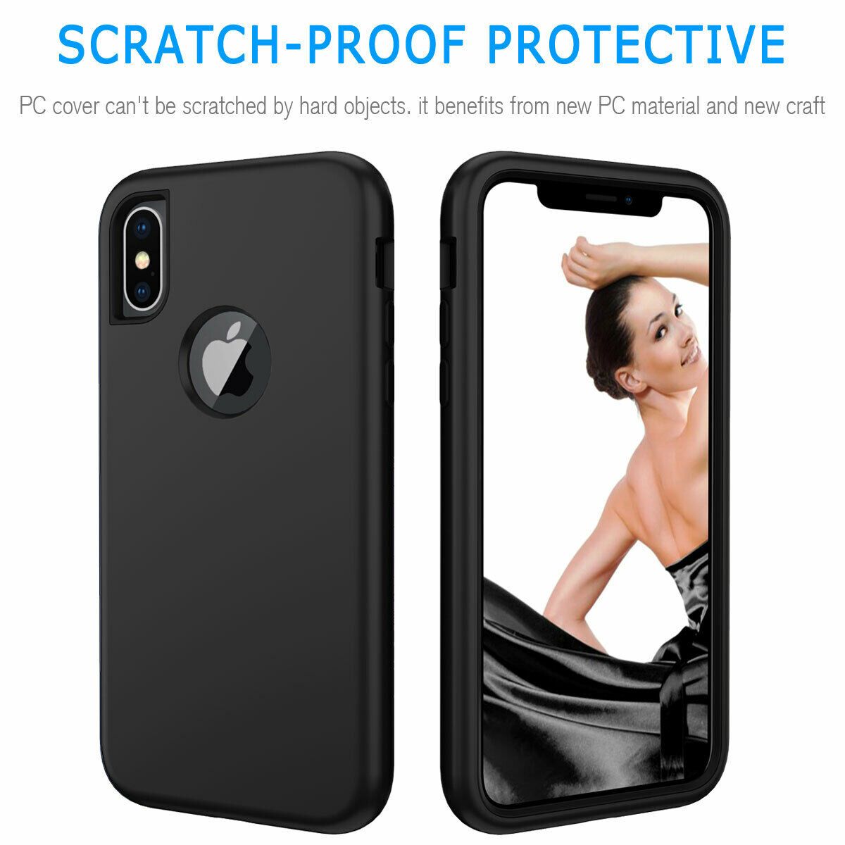 Case For iPhone X Xr XS Max 6 7 8 Plus Shockproof 360 Full Body Cover Protective detsarah 